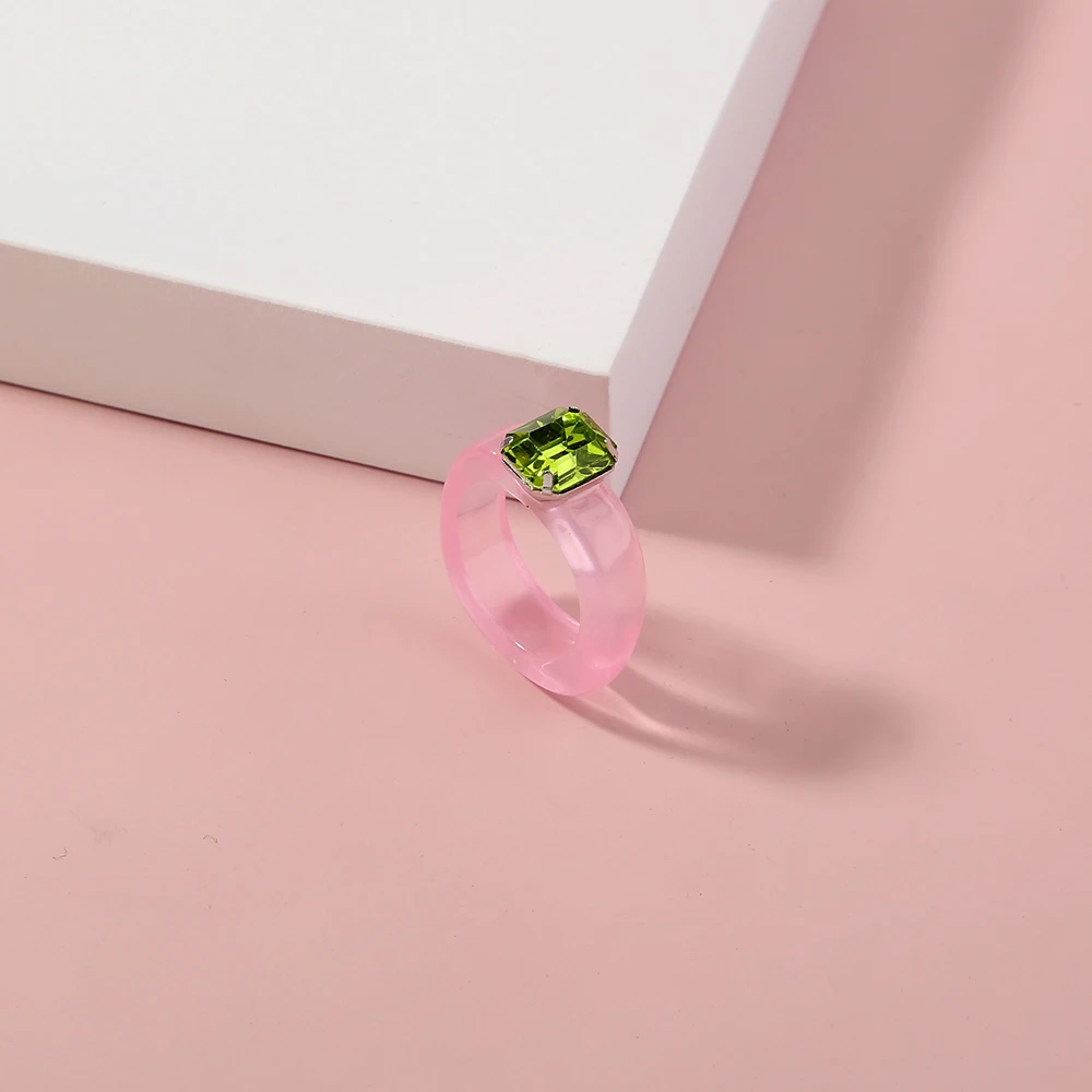 2 Styles Trendy Design Colorful Pink Knuckle Resin Rings Custom Rainbow Couple Acrylic Chunky Jewelry Women Ring For Girls
2 Styles Trendy Design Colorful Pink Knuckle Resin Rings Custom Rainbow Couple Acrylic Chunky Jewelry Women Ring For Girls