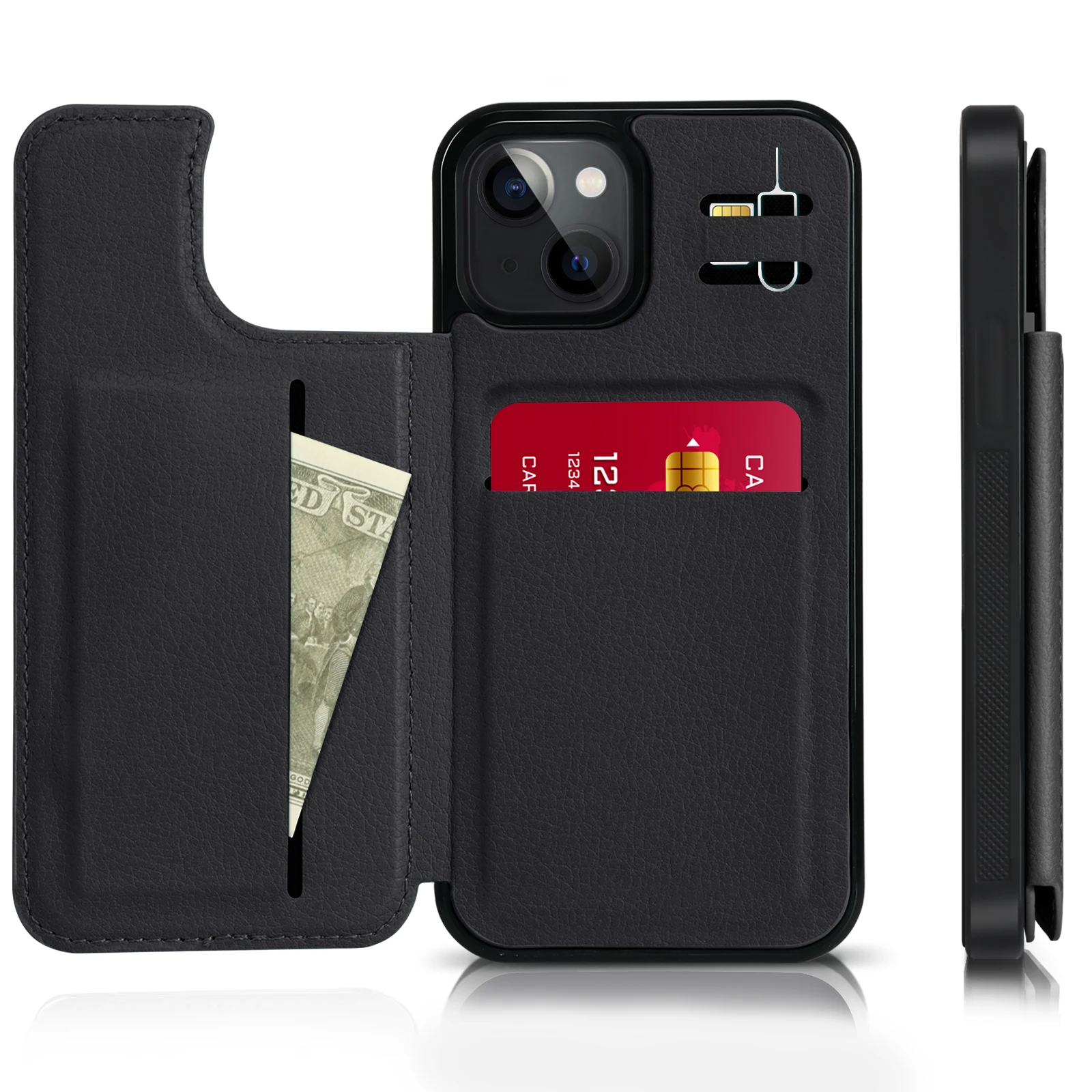 Colorful Wallet Phone Case Luxury Mobile Phone Flip Wallet Case Cover with Credit Card Holder Fit for iPhone 13/13Pro/13ProMax
Colorful Wallet Phone Case Luxury Mobile Phone Flip Wallet Case Cover with Credit Card Holder Fit for iPhone 13/13Pro/13ProMax