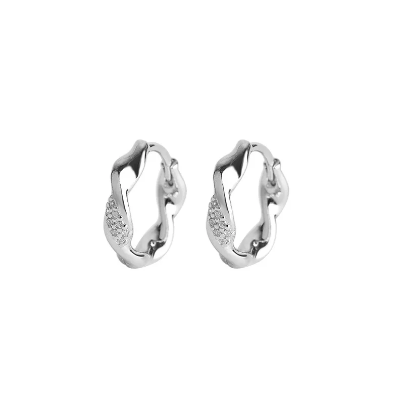 New S999 Sterling Silver Mobius Earrings Female Temperament Circle Diamond Earrings 2021 New Tide Personality Sterling Silver
New S999 Sterling Silver Mobius Earrings Female Temperament Circle Diamond Earrings 2021 New Tide Personality Sterling Silver