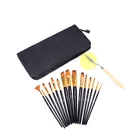 nylon hair art oil painting artist synthetic paint brush