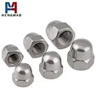 Nuts M16 Nuts Factory Hot Sale SS304 DIN1587 M16 Hexagon Domed Nuts