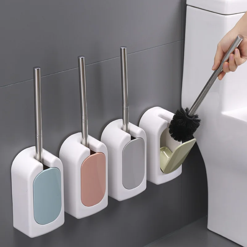 Bathroom stainless steel long handle soft hair cleaning wall mounted toilet brush holder set for sale
Bathroom stainless steel long handle soft hair cleaning wall mounted toilet brush holder set for sale