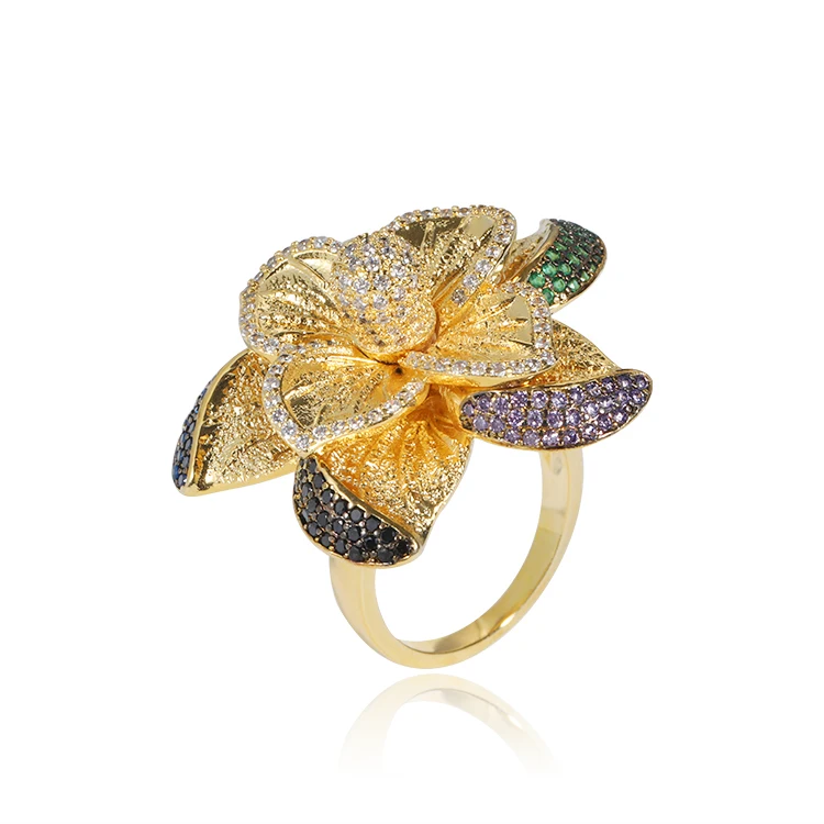 Amazon Hot Selling costume 18k gold plated ladies finger rings Jewelry flower Ring, Photo
Amazon Hot Selling costume 18k gold plated ladies finger rings Jewelry flower Ring, Photo