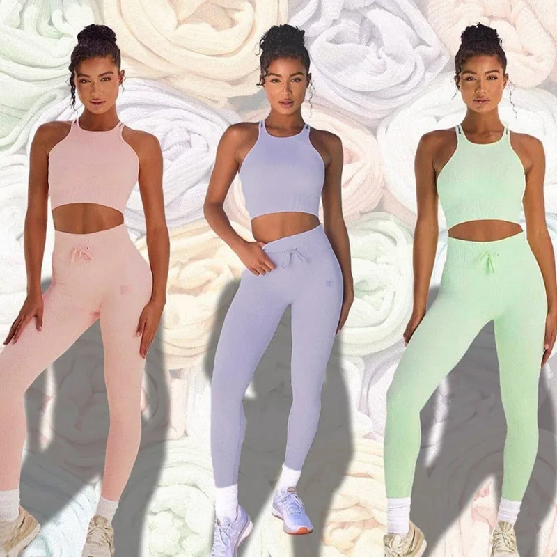 Wholesale Women Sleeveless Joggers Outdoors Sportwear Training Tracksuits Women 2 Pieces Set Custom LOGO, 5 colors
Wholesale Women Sleeveless Joggers Outdoors Sportwear Training Tracksuits Women 2 Pieces Set Custom LOGO, 5 colors