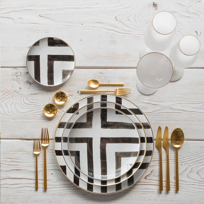 Wholesale kitchen utensils tableware luxury bone china dinner plate sets western ceramic dinnerware sets, As shown
Wholesale kitchen utensils tableware luxury bone china dinner plate sets western ceramic dinnerware sets, As shown