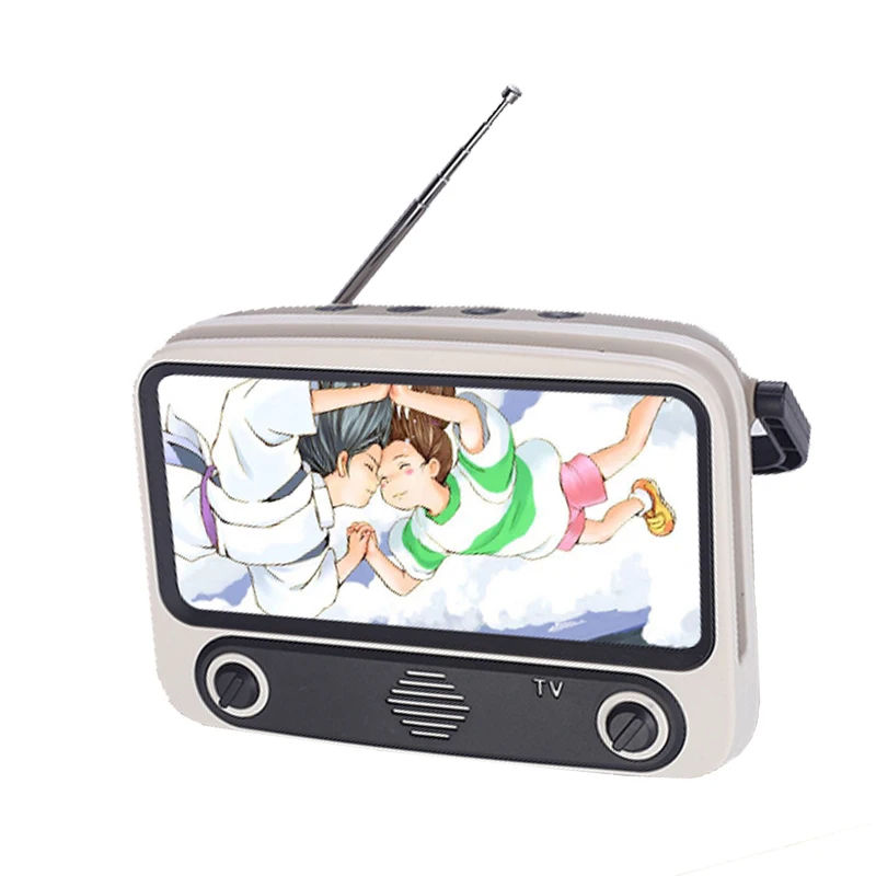 BIS Mobile phone retro TV wireless speaker wireless 5.0 holder mini portable radio support TF USB speaker OEM
BIS Mobile phone retro TV wireless speaker wireless 5.0 holder mini portable radio support TF USB speaker OEM
