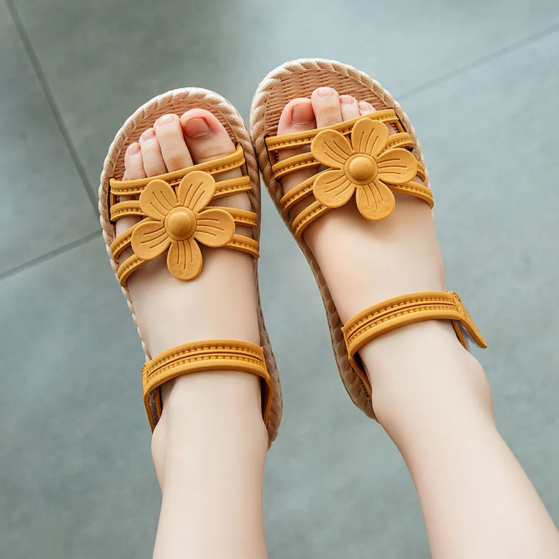 Girls Fashion Floral Sandals Summer New 2021 Children's Soft Flat Bottom Princess Shoes Little Girl Kids Shoes
Girls Fashion Floral Sandals Summer New 2021 Children's Soft Flat Bottom Princess Shoes Little Girl Kids Shoes