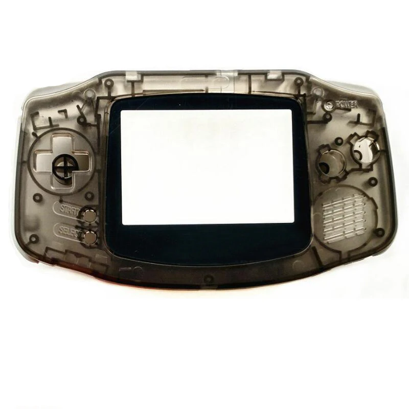 Clear Color Replacement Shell for GBA Game Console Full Games Housing Shell for Gameboy Advance Shell