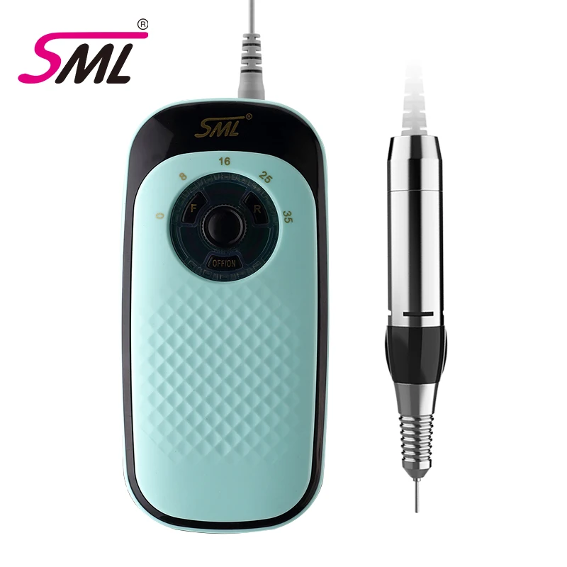 SML 2021 Hot sale Wholesale electric portable nail drill 35000rpm high quality manicure nail drill with three colors
SML 2021 Hot sale Wholesale electric portable nail drill 35000rpm high quality manicure nail drill with three colors