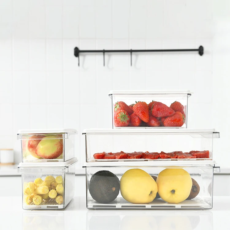 Refrigerator Storage Box Fridge Bins Food Container Inner Strainer Kitchen Organization Plastic Box
Refrigerator Storage Box Fridge Bins Food Container Inner Strainer Kitchen Organization Plastic Box