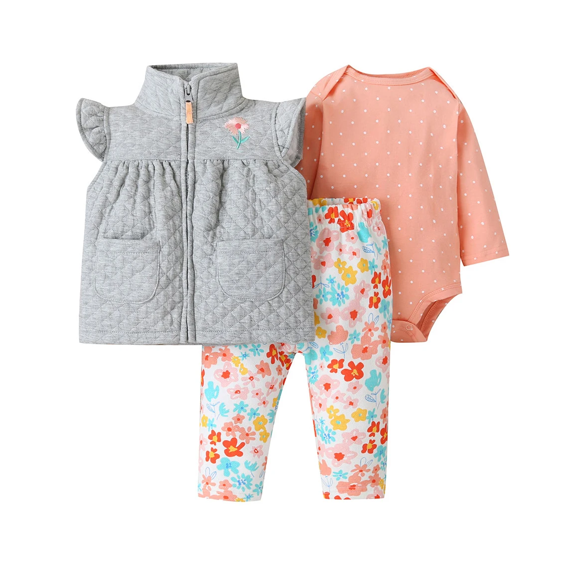 Ready to Ship Winter Baby Clothes Set Quality Newborn Kids Clothing Baby Rompers 3pcs Pants Suit Girls' Children Wear
Ready to Ship Winter Baby Clothes Set Quality Newborn Kids Clothing Baby Rompers 3pcs Pants Suit Girls' Children Wear