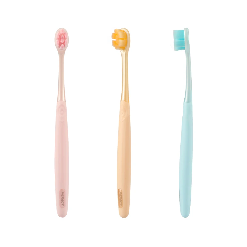 PERFCT Anchorless Tufting Flower Bristle Design Supmermarket Blister Card Tooth Brush OEM Manufacturer Adult Toothbrush, Customized color
PERFCT Anchorless Tufting Flower Bristle Design Supmermarket Blister Card Tooth Brush OEM Manufacturer Adult Toothbrush, Customized color
