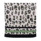 Cheap stock leopard print scarf with striped animal spring soft scarves women polyester hijab
