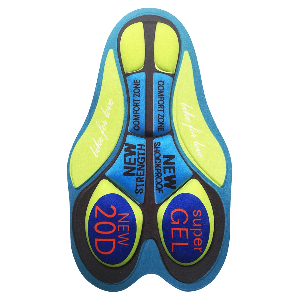 Wholesale MTB Riding Clothing Cushion Cycling Gel Pad 5D 12D 19D 20D Pads Bicycle Cycling Shorts, Customized color
Wholesale MTB Riding Clothing Cushion Cycling Gel Pad 5D 12D 19D 20D Pads Bicycle Cycling Shorts, Customized color