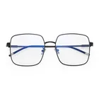 Metal Optical Frame Eyewear Classic Square Eyeglasses