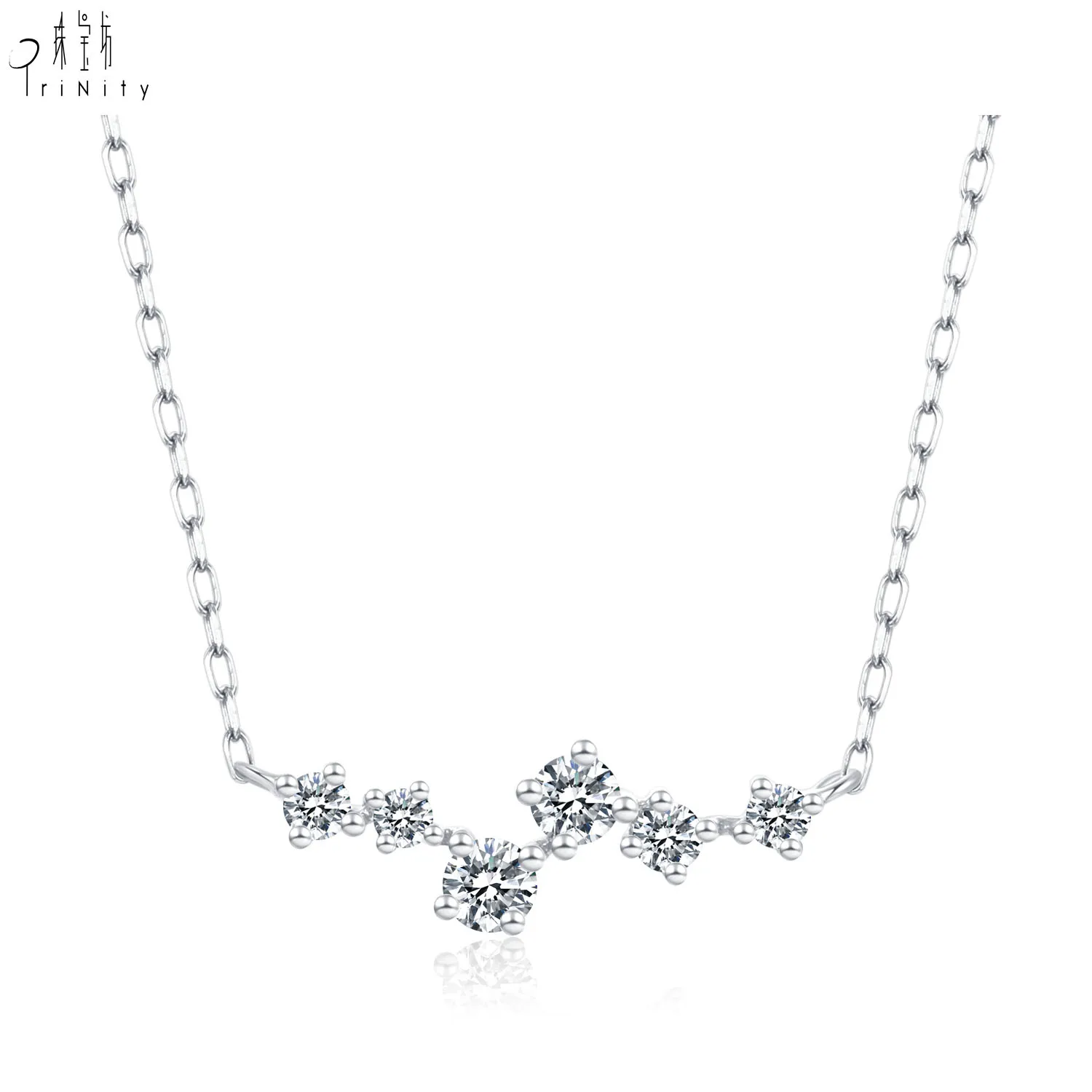 New Arrival Simple Design Fashion Jewelry Real Diamond 18K Gold Chain Necklace For Girls
New Arrival Simple Design Fashion Jewelry Real Diamond 18K Gold Chain Necklace For Girls