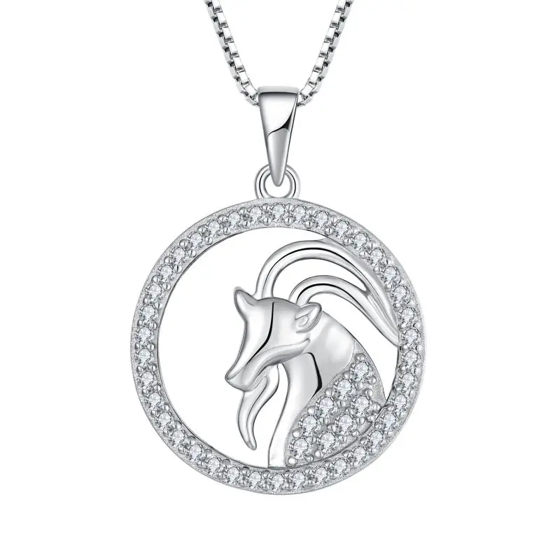 925 Sterling Silver 12 zodiac signs Jewelry Creative Design Pave Zircon Aries Pendant Necklace For Women
925 Sterling Silver 12 zodiac signs Jewelry Creative Design Pave Zircon Aries Pendant Necklace For Women
