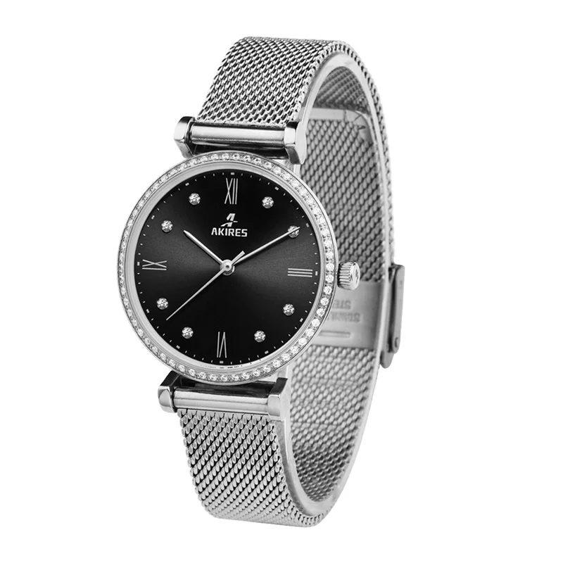 Luxury brand AKIRES 7009 Stainless Steel Mesh Quartz watch for women watches 2020 relojes de mujer
Luxury brand AKIRES 7009 Stainless Steel Mesh Quartz watch for women watches 2020 relojes de mujer