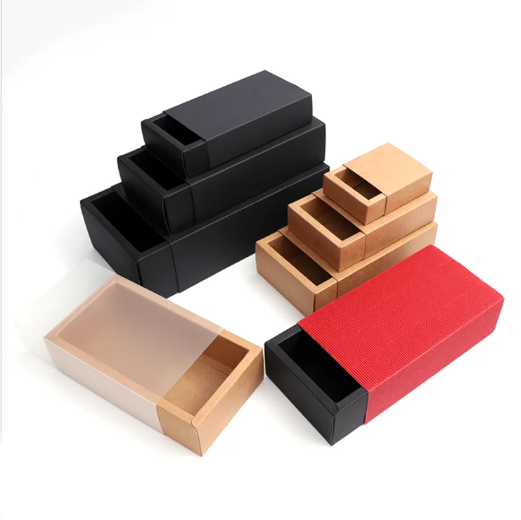 wholesale price white black brown foldable kraft paper drawer type gift box packaging
wholesale price white black brown foldable kraft paper drawer type gift box packaging