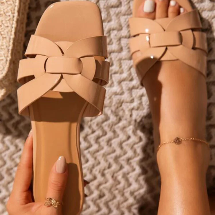 2021 Fashion Bowknot flat sandal slip on ladies sandalias mujer slide women's slippers wholesale, Customized color
2021 Fashion Bowknot flat sandal slip on ladies sandalias mujer slide women's slippers wholesale, Customized color