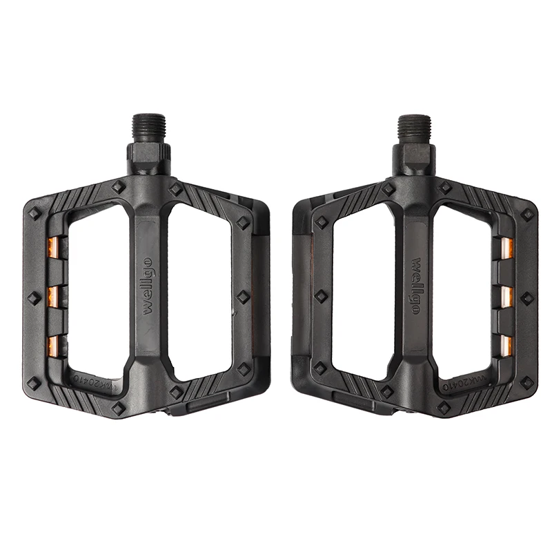 Wellgo BMX Bicycle Ultralight Pedal 2 DU Bearing Nylon Material Non-Slip Waterproof Mountain Bike Pedal, Black
Wellgo BMX Bicycle Ultralight Pedal 2 DU Bearing Nylon Material Non-Slip Waterproof Mountain Bike Pedal, Black