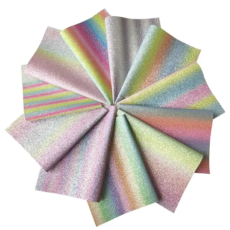 Dark Rainbow Color Super Shinny Fine Glitter Faux Leather Fabric Velvet Back For Making Shoe Bag Decoration Craft Earring Bows
Dark Rainbow Color Super Shinny Fine Glitter Faux Leather Fabric Velvet Back For Making Shoe Bag Decoration Craft Earring Bows