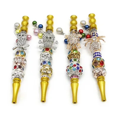 D0454 Hot-selling Arabic Hookah Accessories Mouth Tips Creative Metal nozzle Hand-set Diamond Cigarette Holders, Custom color
D0454 Hot-selling Arabic Hookah Accessories Mouth Tips Creative Metal nozzle Hand-set Diamond Cigarette Holders, Custom color