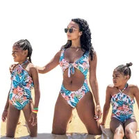 1 piece baby girl swimsuit printed high waisted women bikini children's ruffles mother daughter family swimwear
1 piece baby girl swimsuit printed high waisted women bikini children's ruffles mother daughter family swimwear