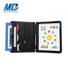 Zippered Padfolio leather Portfolio Binder File Folder For Letter A4 Size,Business Card and Ipad/Phone business padfolio