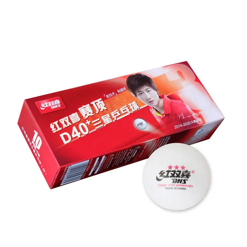 DHS 3 star table tennis ball D40+ professional ittf balls player pingpong ball, White
DHS 3 star table tennis ball D40+ professional ittf balls player pingpong ball, White
