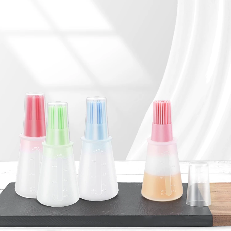 Kitchen Storage Travel Heat-resistant Bbq Cooking Baking Pancake Brush Silicone Bottle With Oil Brush Green Blue Pink
Kitchen Storage Travel Heat-resistant Bbq Cooking Baking Pancake Brush Silicone Bottle With Oil Brush Green Blue Pink