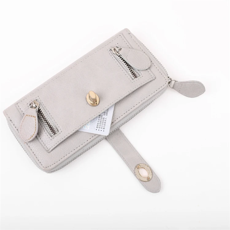 2020 Best Selling Long PU Leather Lady Button Slim Card Wallet Bulk Purse, Customized color
2020 Best Selling Long PU Leather Lady Button Slim Card Wallet Bulk Purse, Customized color