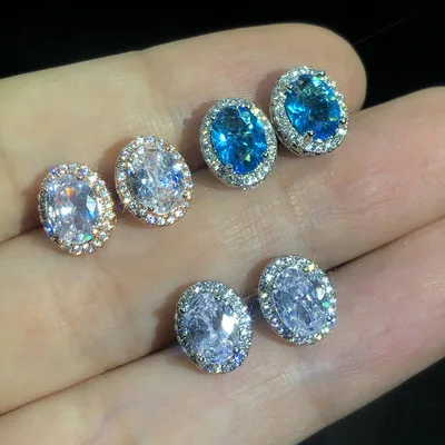 European Trendy Jewelry Micro Pave Cubic Zircon Circle Round Stud Earrings Shiny Zircon CZ Oval Earrings For Women
European Trendy Jewelry Micro Pave Cubic Zircon Circle Round Stud Earrings Shiny Zircon CZ Oval Earrings For Women