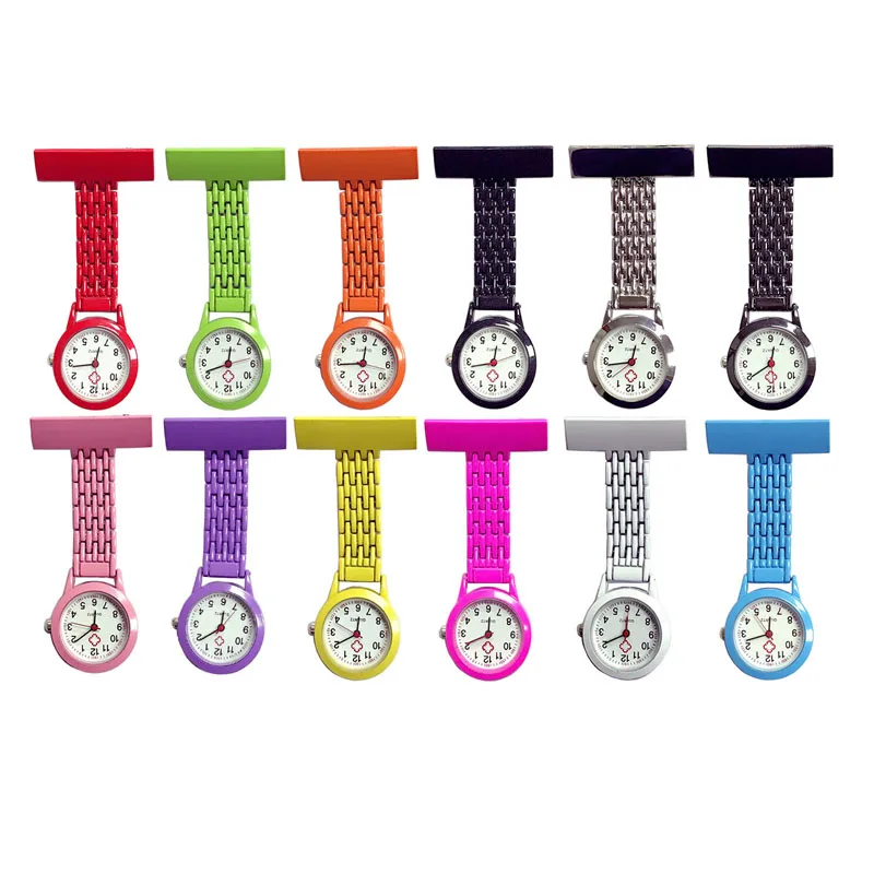 Colorful Nurse Lapel pin watch hanging medical doctor watch Quartz movement nurse watch for Xmas Birthdays Gift custom logo, Black
Colorful Nurse Lapel pin watch hanging medical doctor watch Quartz movement nurse watch for Xmas Birthdays Gift custom logo, Black