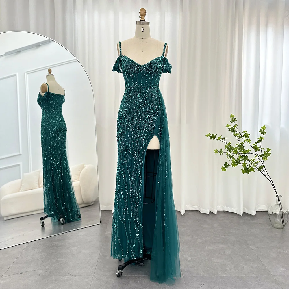 Scz088 Luxury Emerald Green Mermaid Prom Dresses 2023 Spaghetti Straps Blue Pink Evening Dress For Women Wedding Party
Scz088 Luxury Emerald Green Mermaid Prom Dresses 2023 Spaghetti Straps Blue Pink Evening Dress For Women Wedding Party