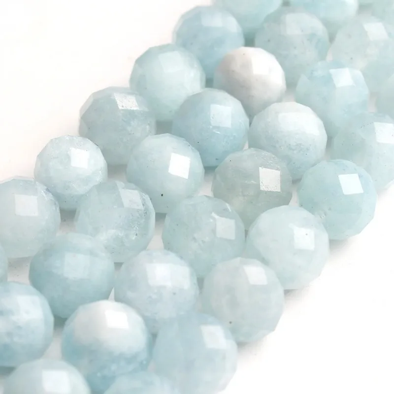 High Quality 7.5Inch 8mm Natural Stone Faceted Blue Aquamarine Beads for Beadwork Diy Jewelry
High Quality 7.5Inch 8mm Natural Stone Faceted Blue Aquamarine Beads for Beadwork Diy Jewelry