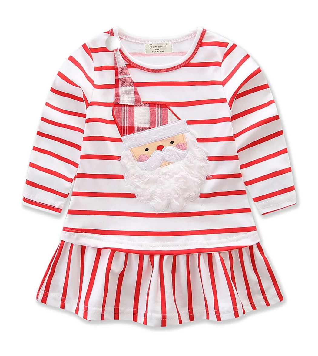 New Arrival Baby Girl Dresses Autumn Striped Long Sleeve Skirt Kids Girls Cute Girls Christmas Dress Cute Santa Claus Dress
New Arrival Baby Girl Dresses Autumn Striped Long Sleeve Skirt Kids Girls Cute Girls Christmas Dress Cute Santa Claus Dress