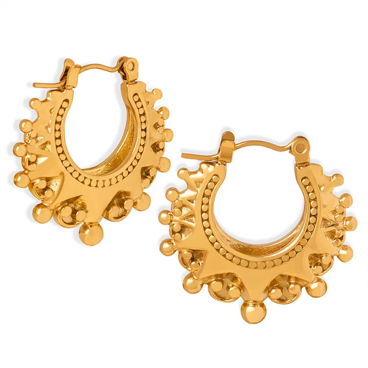 Wholesale stainless steel 18k gold plated gold hoop earrings women simple hoop earrings jewelry
Wholesale stainless steel 18k gold plated gold hoop earrings women simple hoop earrings jewelry