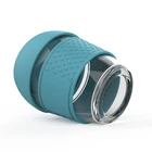 2020 New Designed China Factory Reusable Glass Silicone Coffee Cup coffee cup glass
