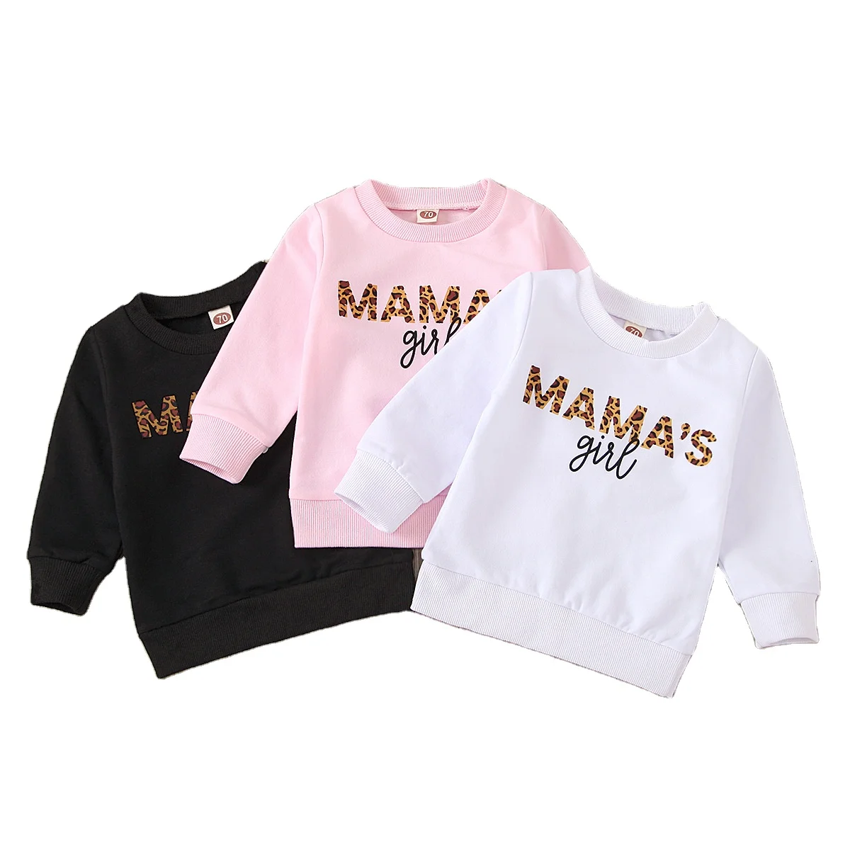 Kids Baby Girls Long Sleeve Mama Girl Print Sweatshirt Pullover Top, Photo showed and customized color
Kids Baby Girls Long Sleeve Mama Girl Print Sweatshirt Pullover Top, Photo showed and customized color