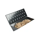 High Quality Rectangle BBQ Accessories Stainless Steel Wood Chips BBQ Grill Smoker Box