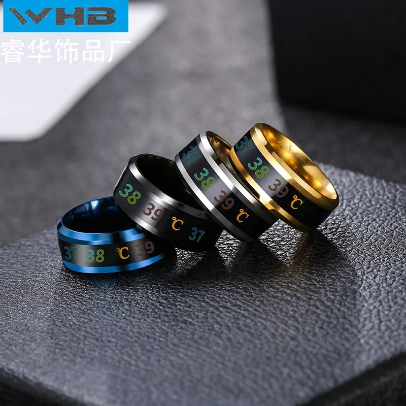 Custom Rings Jewelry Intelligent New Rings Sense of Warmth Ring Mood Temperature Engagement Rings Jewelry, 6 signs
Custom Rings Jewelry Intelligent New Rings Sense of Warmth Ring Mood Temperature Engagement Rings Jewelry, 6 signs