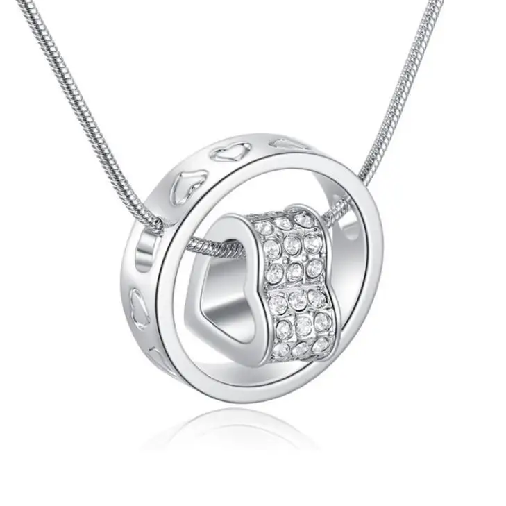 ysn014 Japanese and Korean fashion pendants come and go from time to time love full diamond necklace ladies, Rose gold as picture
ysn014 Japanese and Korean fashion pendants come and go from time to time love full diamond necklace ladies, Rose gold as picture