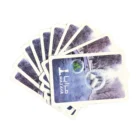 63*88 souvenir gift item side plastic game memory promotional both sides printing card