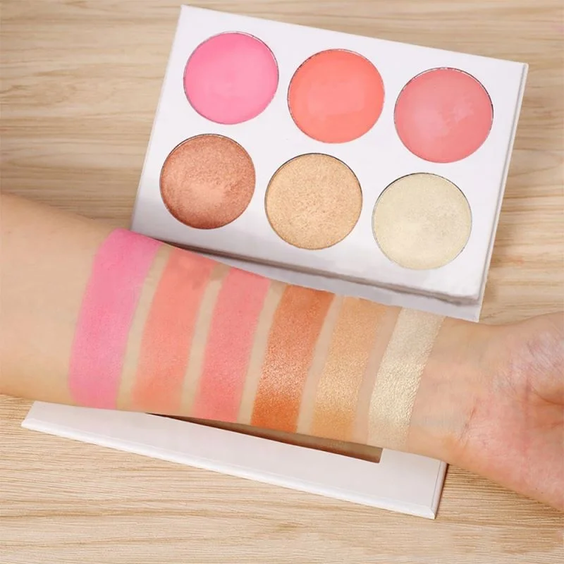 Hot Selling Your Own Brand Shimmering Makeup Highlighter Make Up Blush Palette, 6colors
Hot Selling Your Own Brand Shimmering Makeup Highlighter Make Up Blush Palette, 6colors