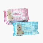 100% Purfied Water Natural Disposable Individually Wrapped soft cleaning baby wet wipe