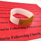 Custom Cheap Tyvek Wristband One Time Use Paper bracelets for Event