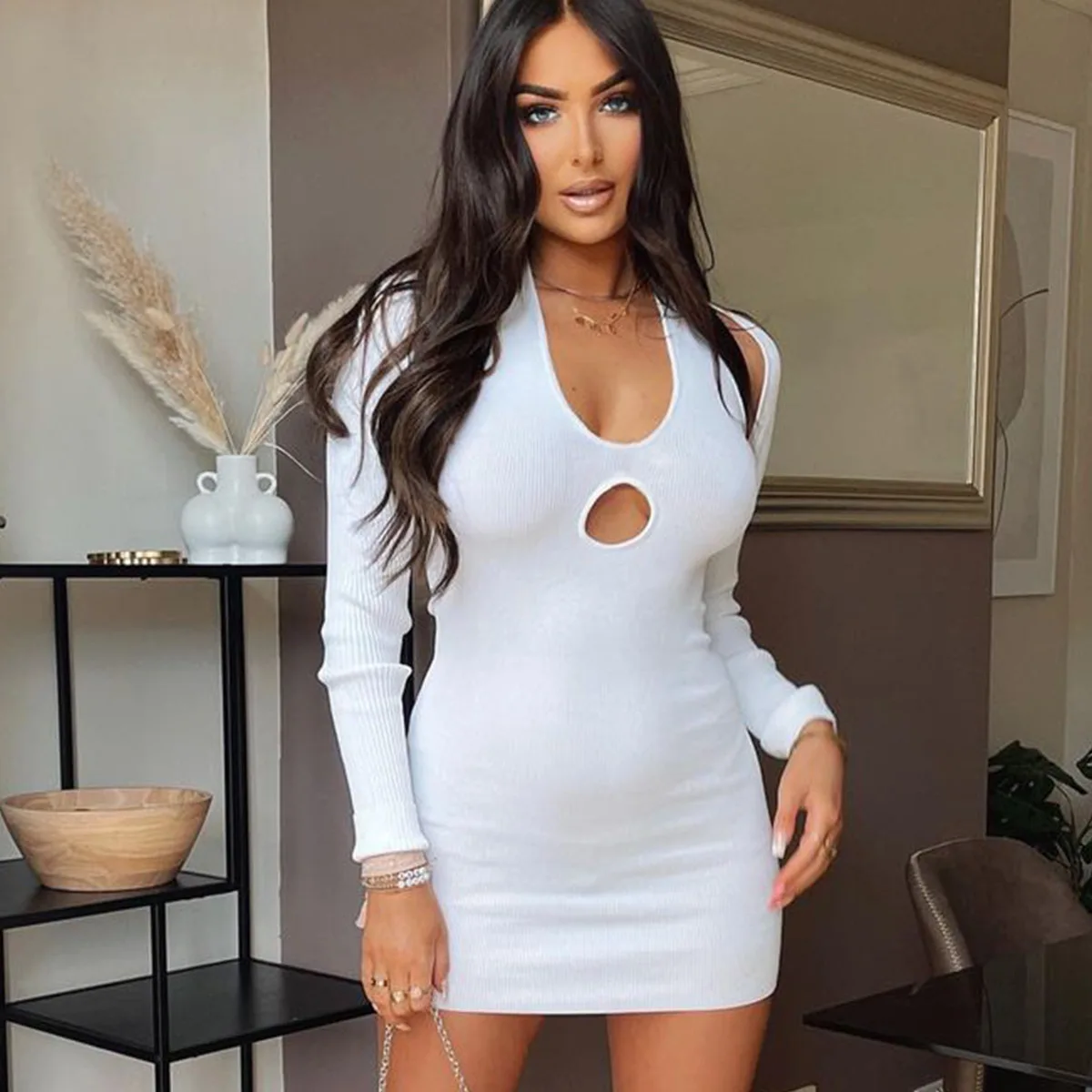2021 Fall New Arrival Women's Elsa Dress Solid Color Sexy Long Sleeve Short Dress For Party
2021 Fall New Arrival Women's Elsa Dress Solid Color Sexy Long Sleeve Short Dress For Party