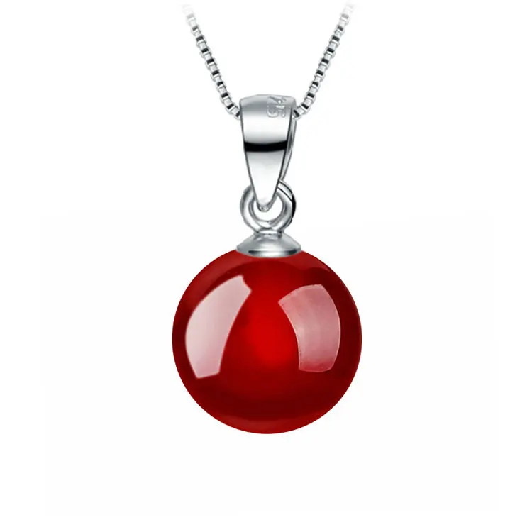 SC S925 Sterling Silver Carnelian Necklace Pendant Charm Natural 10mm Bright Crystal Red Carnelian Pendants for Necklace Making
SC S925 Sterling Silver Carnelian Necklace Pendant Charm Natural 10mm Bright Crystal Red Carnelian Pendants for Necklace Making