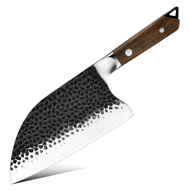 High Quality Forged 5cr15mov High Carbon Stainless Steel Cleaver Knife With Ebony Wood handle
High Quality Forged 5cr15mov High Carbon Stainless Steel Cleaver Knife With Ebony Wood handle